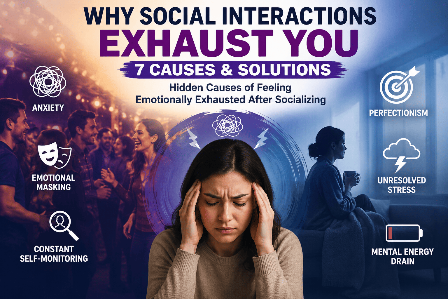social exhaustion emotionally exhausted after socializing introvert burnout empath fatigue,social anxiety exhaustion emotional overwhelm after talking people draining energy emotional sensitivity, why do I feel tired after social interactions empath exhaustion after socializing emotional energy protection